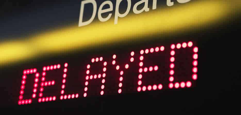 my flight is delayed