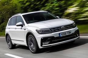 Volkswagen Tigun With A Tow Bar